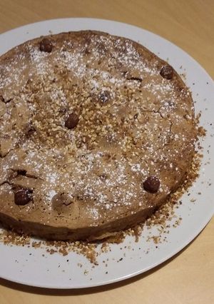 Une photo de Gateau pommes noisettes
