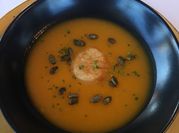Una foto de calabaza cebollino