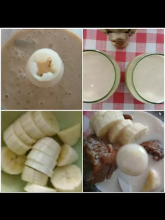 A picture of Date, Banana, and Milk Cocktail.