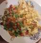 Easy Way Prepare Veggies in butter with cheese omelette the So Delicious Can spoil the tongue