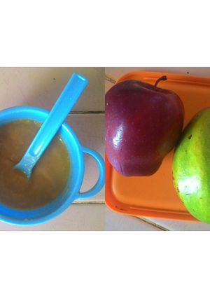 Foto resep Puree Apel dan Alpukat (MPASI)