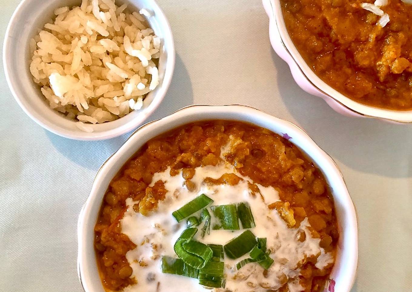 Lentejas estilo Makhani (Dhal Makhani en india)