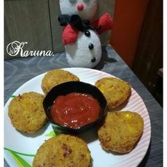 A picture of Roti cutlet.