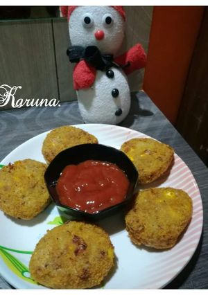 A picture of Roti cutlet.