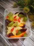 Rujak kocok kesemek anggur belimbing