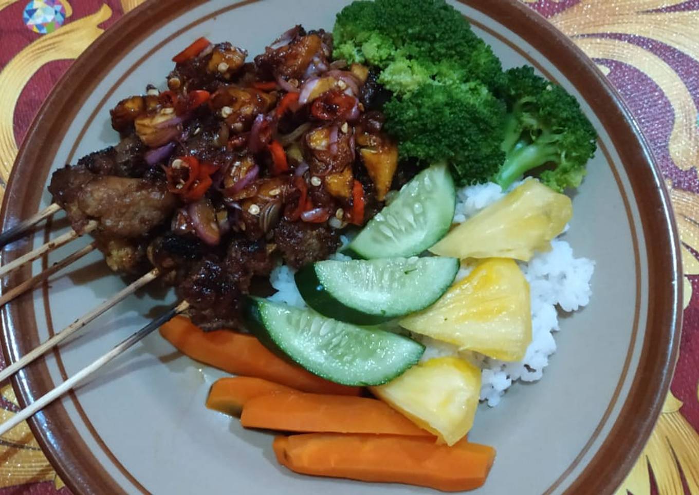 Sate sapi bumbu kecap