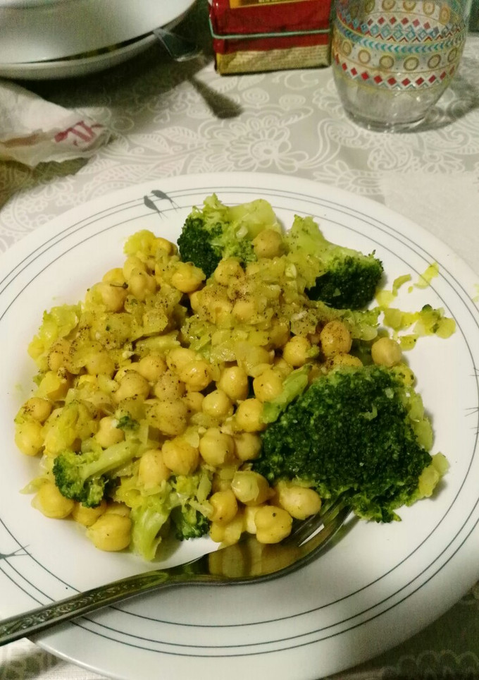 Una foto de Garbanzos con curry