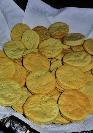 Una foto de Bizcochitos de roquefort