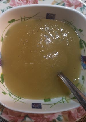 Una foto de Puré de manzana