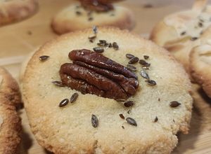 Une photo de 🍪 Biscuits pécan amande sirop d'érable (sans gluten)