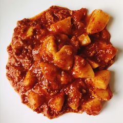 Potato with Mince Meat A picture of Potato with Mince Meat.