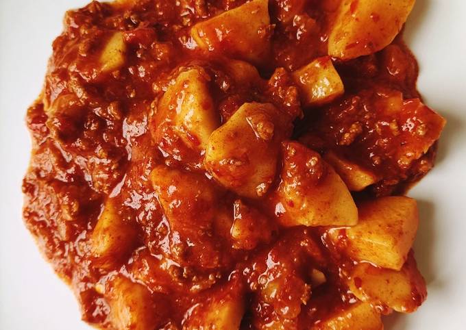 Potato with Mince Meat Recipe by Happy Delicacies - Cookpad