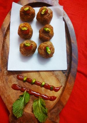 A picture of Bread Stuffed Mango Appe.