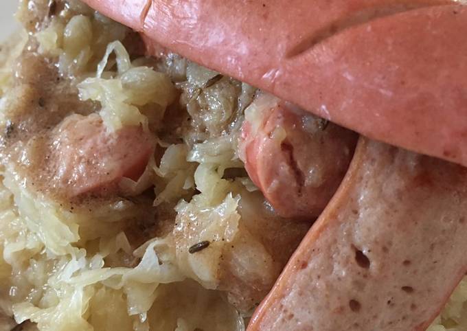 Le moyen le plus simple de Préparer Appétissante Salade de choucroute
viennoise