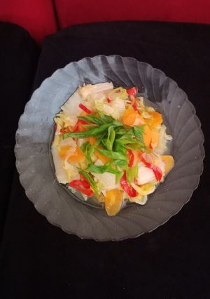 Foto resep Tumis Sawi Putih Warna Warni