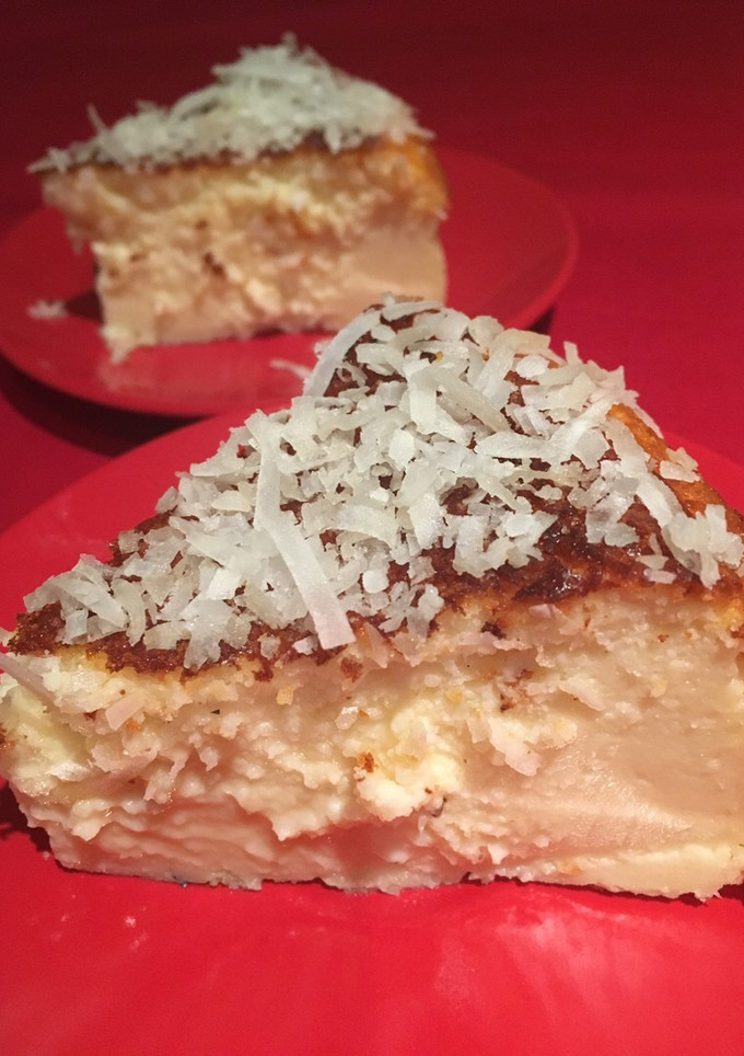 Una foto de Tarta de piña colada