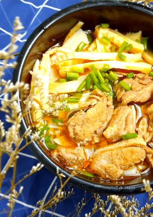 Hình của món Vịt nấu măng.