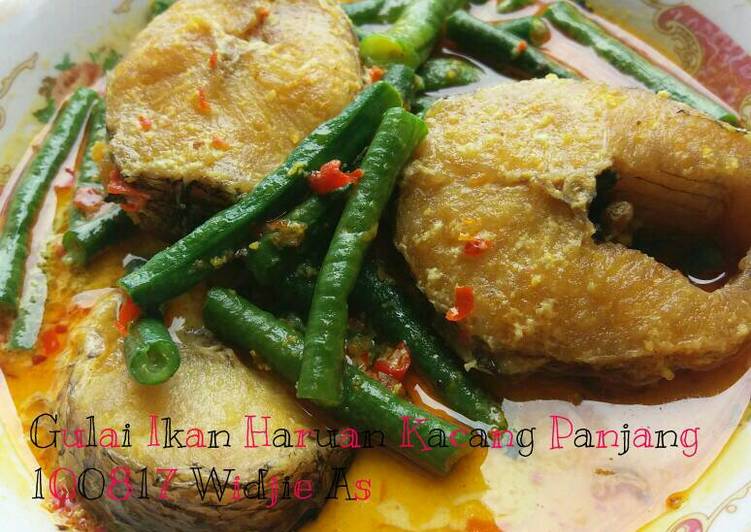 Cara meracik Gulai Ikan Haruan Kacang Panjang, Bisa Manjain Lidah