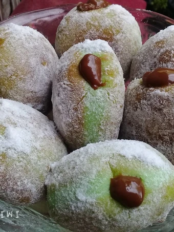 Easy Way Prepare Bomboloni pandan filling cokelat the Awesome  You can take Joss in your mouth