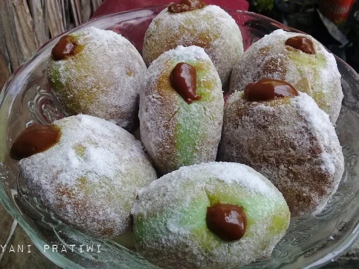 Easy Way Prepare Bomboloni pandan filling cokelat the Awesome  You can take Joss in your mouth