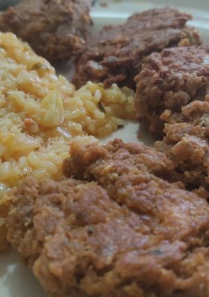 Una foto de Hamburguesitas veganas de alubias y hongos