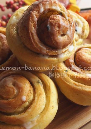 南瓜肉桂卷 的食譜成品照片
