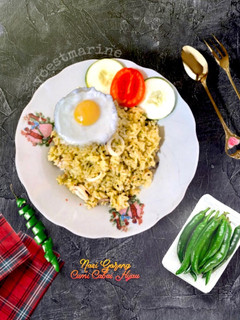 Foto resep Nasi Goreng Cumi Cabai Hijau