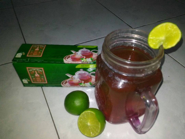 Resep: Teh Jeruk Nipis Penambah Stamina Gampang