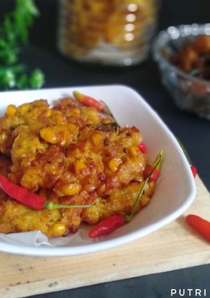 Foto resep Bakwan jagung simple