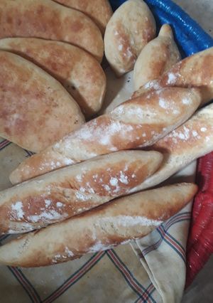 Une photo de Mes baguettes et pain kibab fait maison