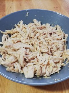 Una foto de Pollo mechado