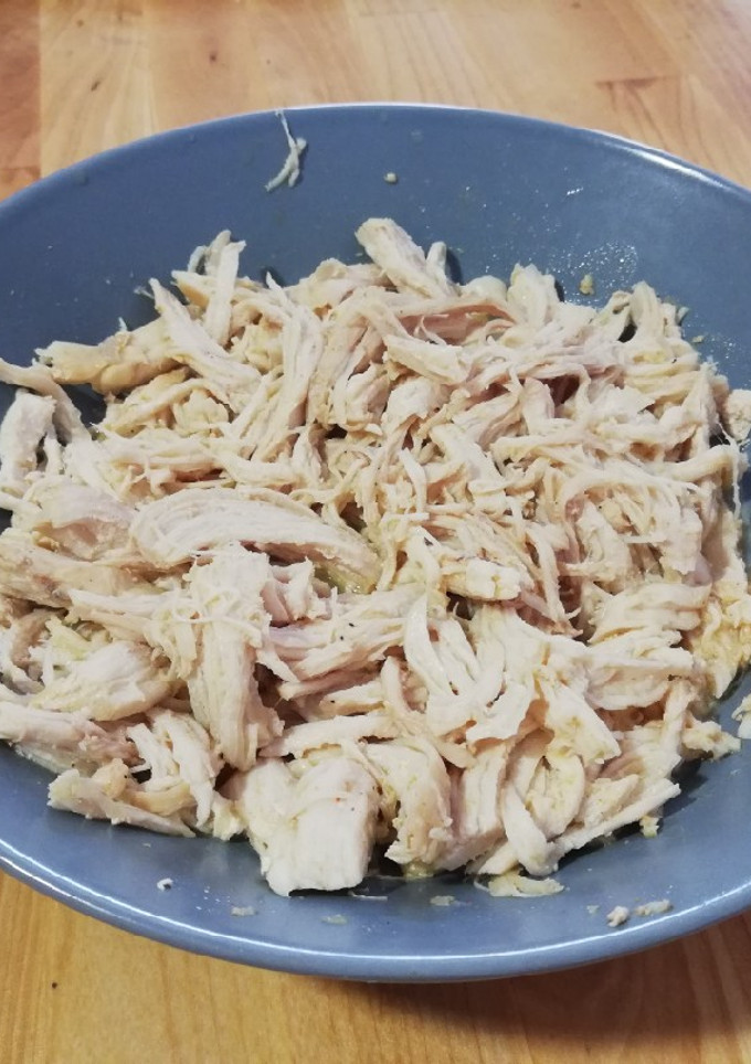 Una foto de Pollo mechado