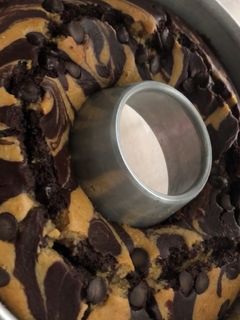 Una foto de Bizcocho Fit Avena Zebra