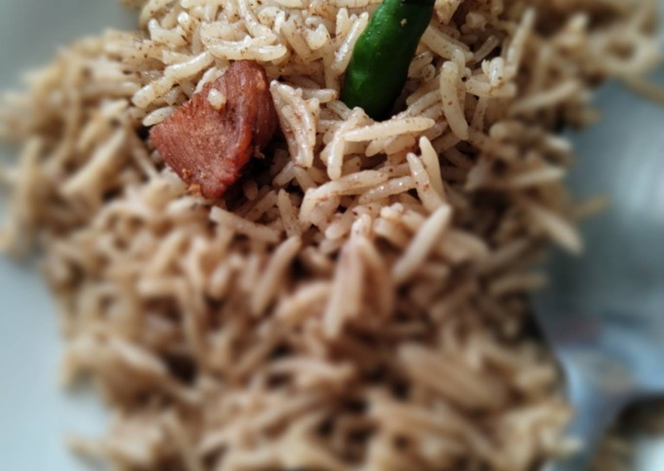 Nasi kebuli ayam Bombay
