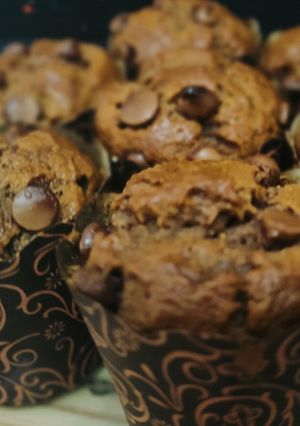 Foto resep Banana chocochip muffin