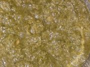 A picture of mint leaves chutney