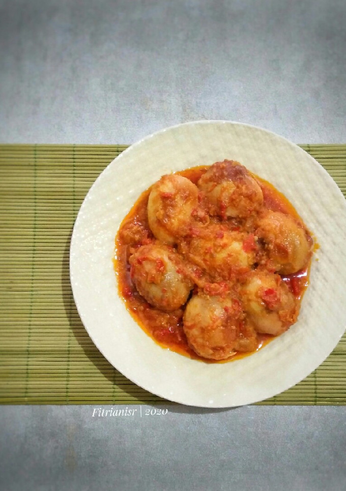 Foto resep Telur Balado #Bandungrecook3_Giacintapermana
