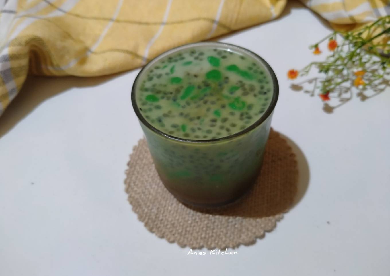 Cendol Dawet Tepung Beras Selasih