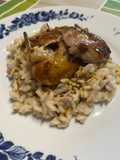 Risotto con le quaglie