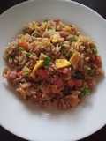 Arroz frito tres delicias
