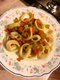 Anelli di totano con carote e sedano