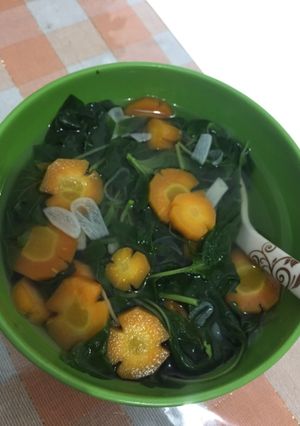 Foto resep Sayur Bening Bayam Wortel