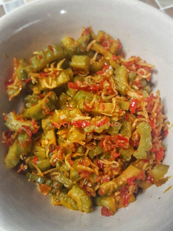 Resep Tumis Pare Teri Pedas (Tidak Pahit) Anti Gagal