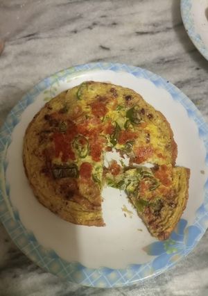 A picture of Pizza Omelette.