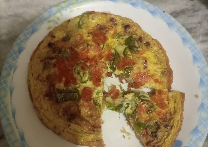 Recipe of Ultimate Pizza Omelette