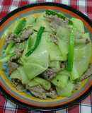 Su su xào thịt bò