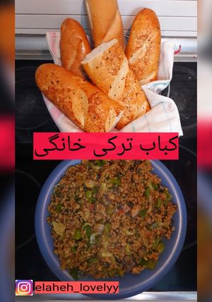 عکسی از دستور کباب ترکی خانگی