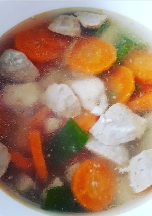 Foto resep Sop Bakso Tahu Ayam Sayur Praktis#BikinRamadanBerkesan (21)