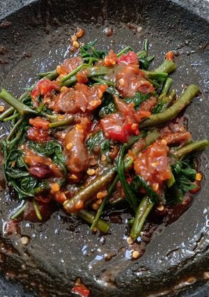 Foto resep Sambel Asem Kangkung