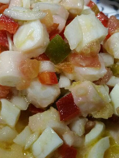 Una foto de Pulpo a la vinagreta